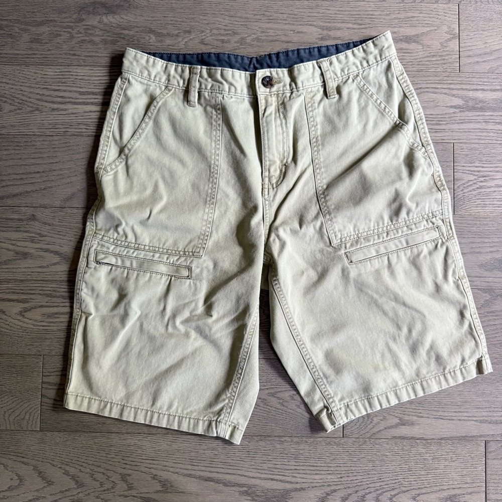 Outdoor Life Beige Cargo Shorts for Men